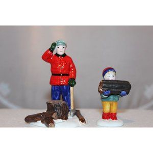 Dept 56 Snow Village - Woodsman and Boy